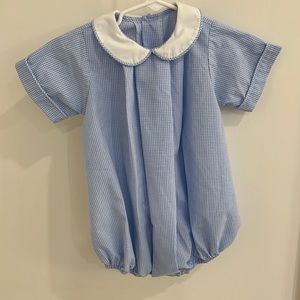 Brand new toddler boy gingham bubble size 24m